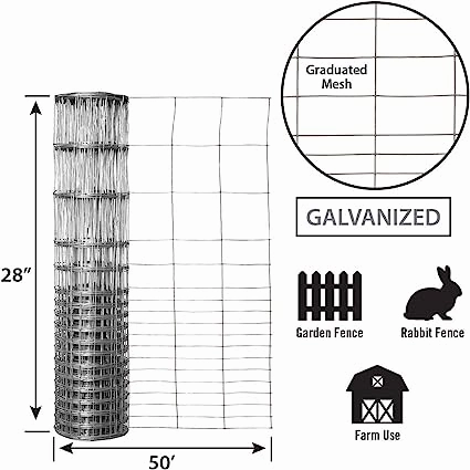 28in x 50ft Rabbit Netting
