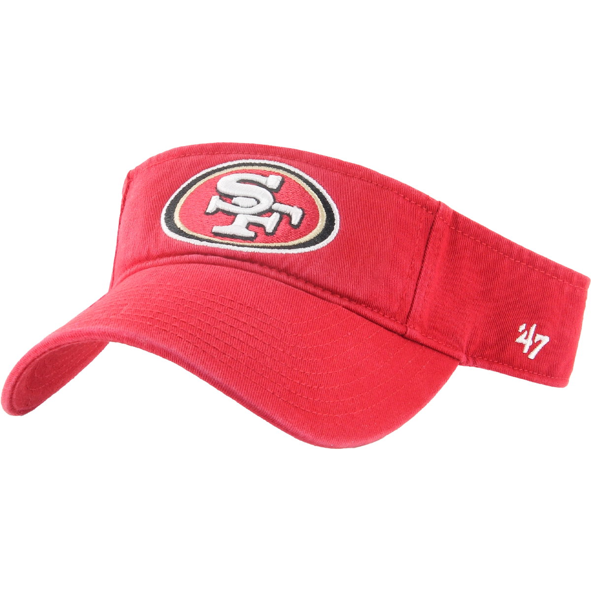 49ers 47 Clean Up Visor