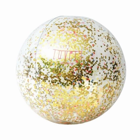 A Little Lovely Company Inflatable Beach Ball Glitter