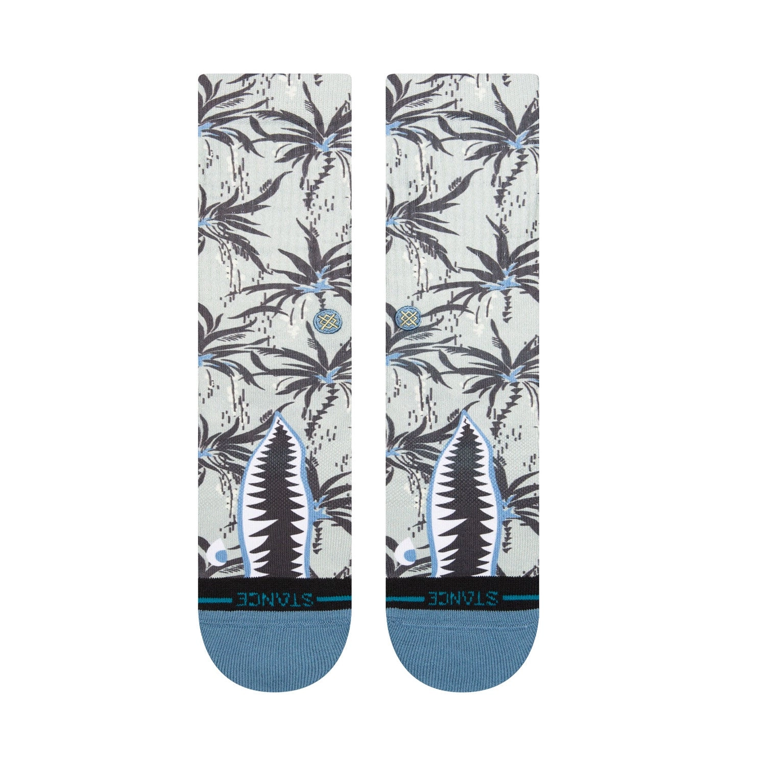 Adult Crew Socks - Twisted Warbird - Green