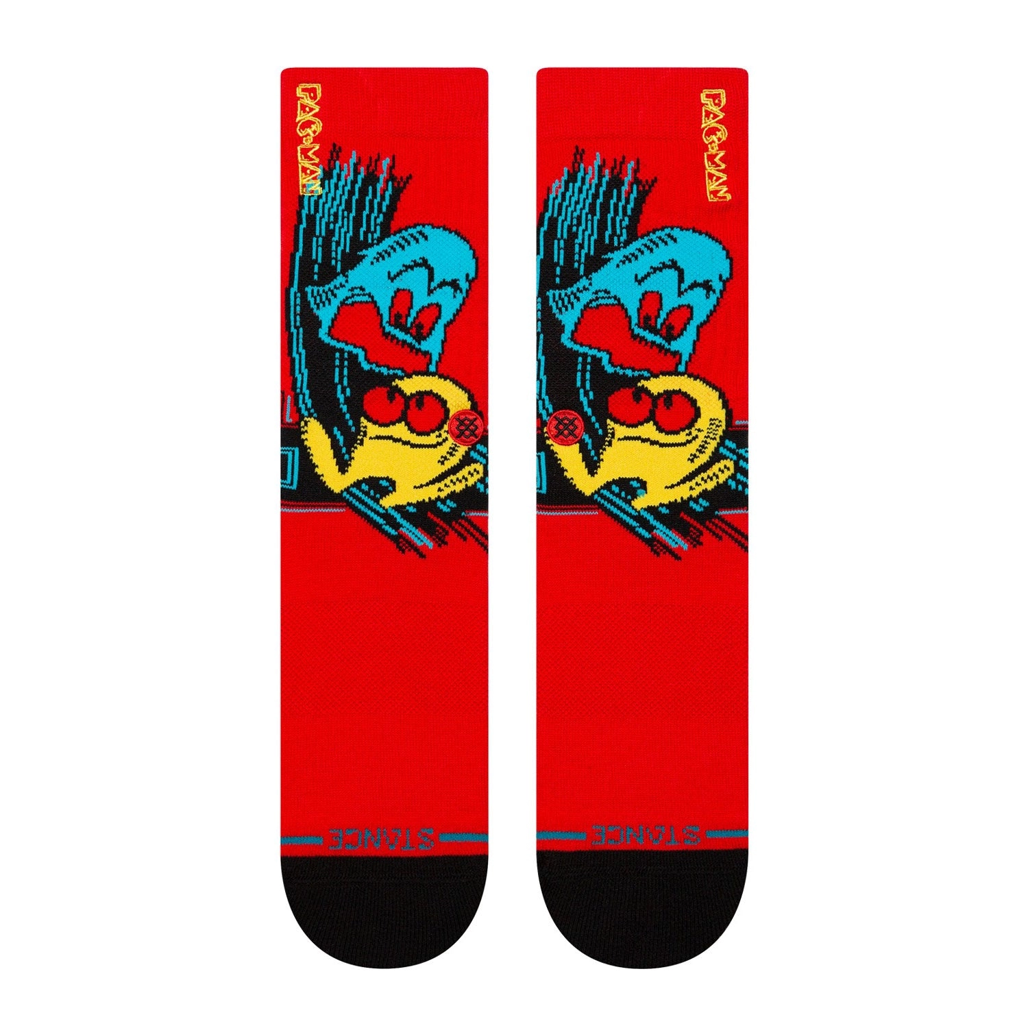Adult Crew Socks - Waka Waka Waka - Red