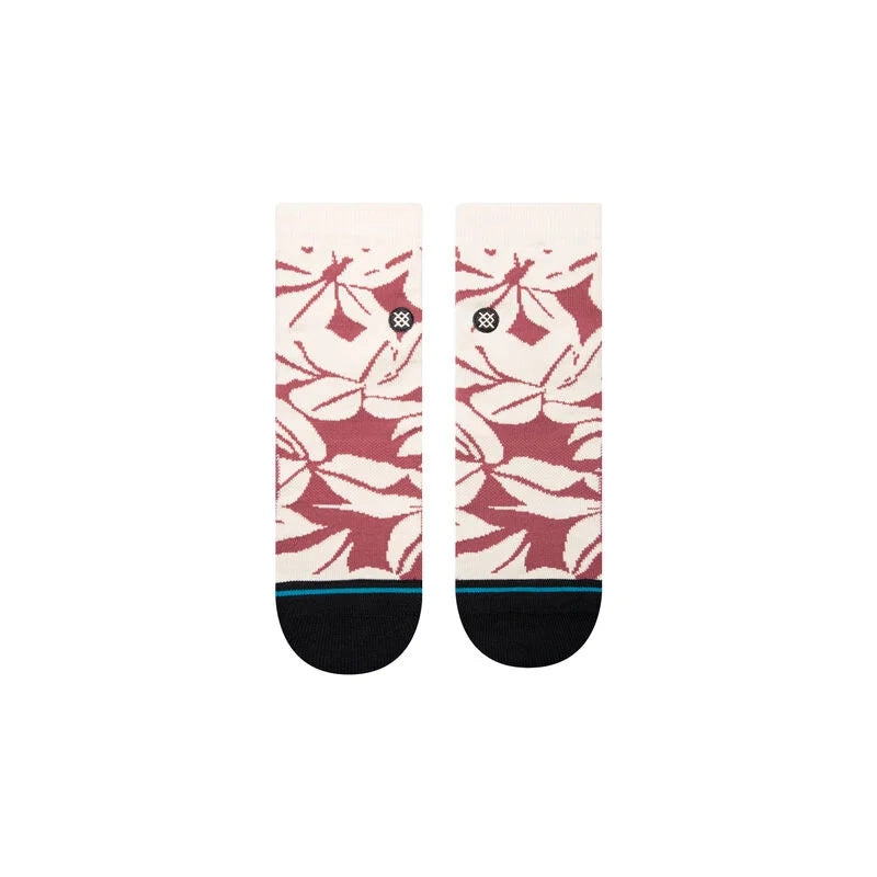 Adult Quarter Socks - Ke Nui Qrt - Rebel Rose - FINAL SALE