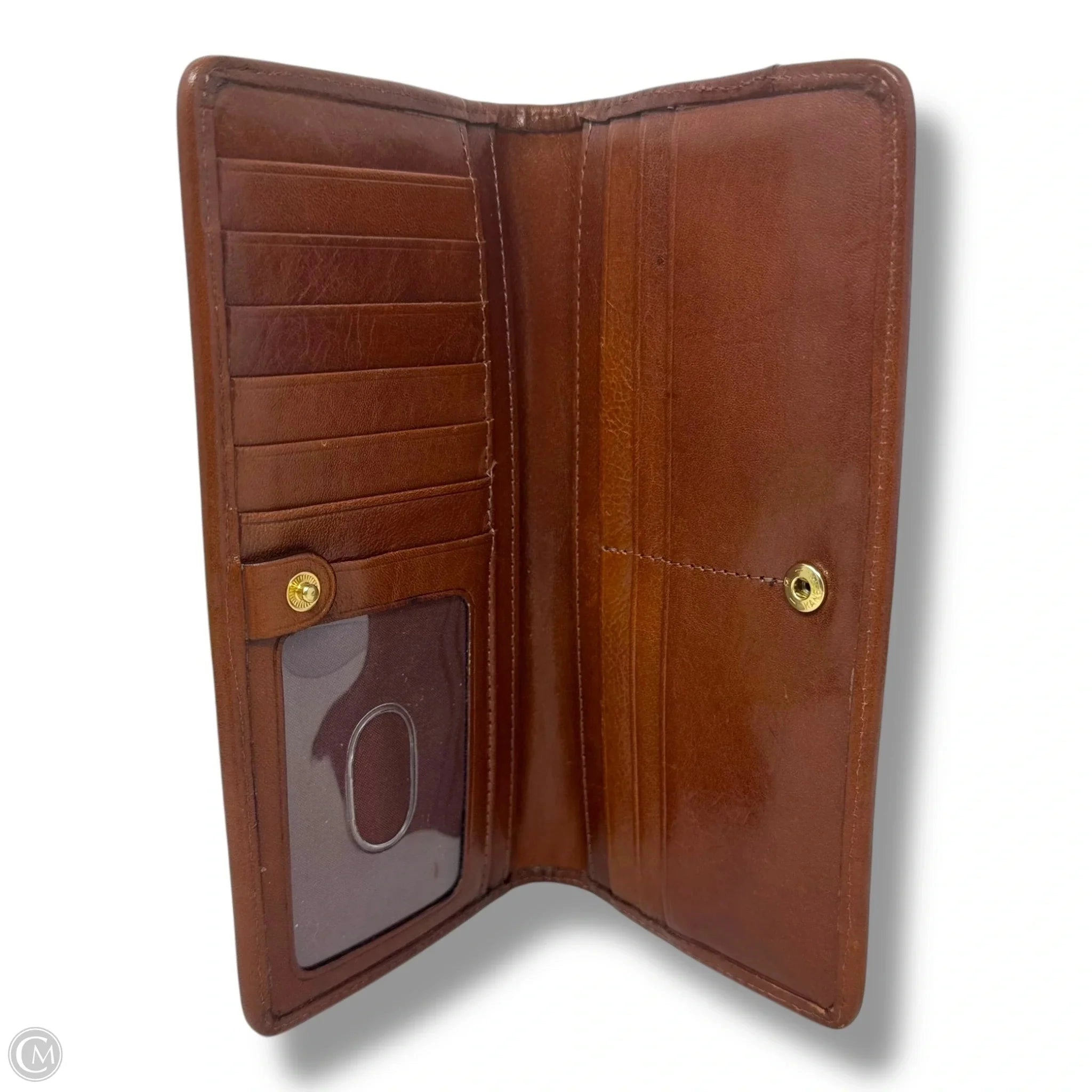 Ady Wallet Designer By Brahmin In Marmalade Tangelo, Size: Large