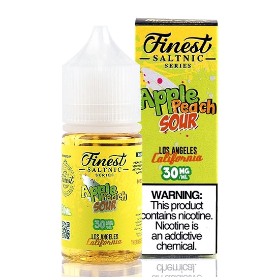 Apple Peach Sour Salt - The Finest E-Juice