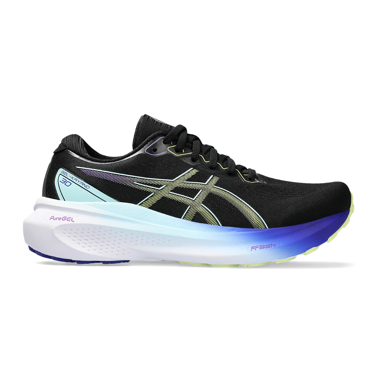 Asics Gel Kayano 30 - Black - Glow Yellow