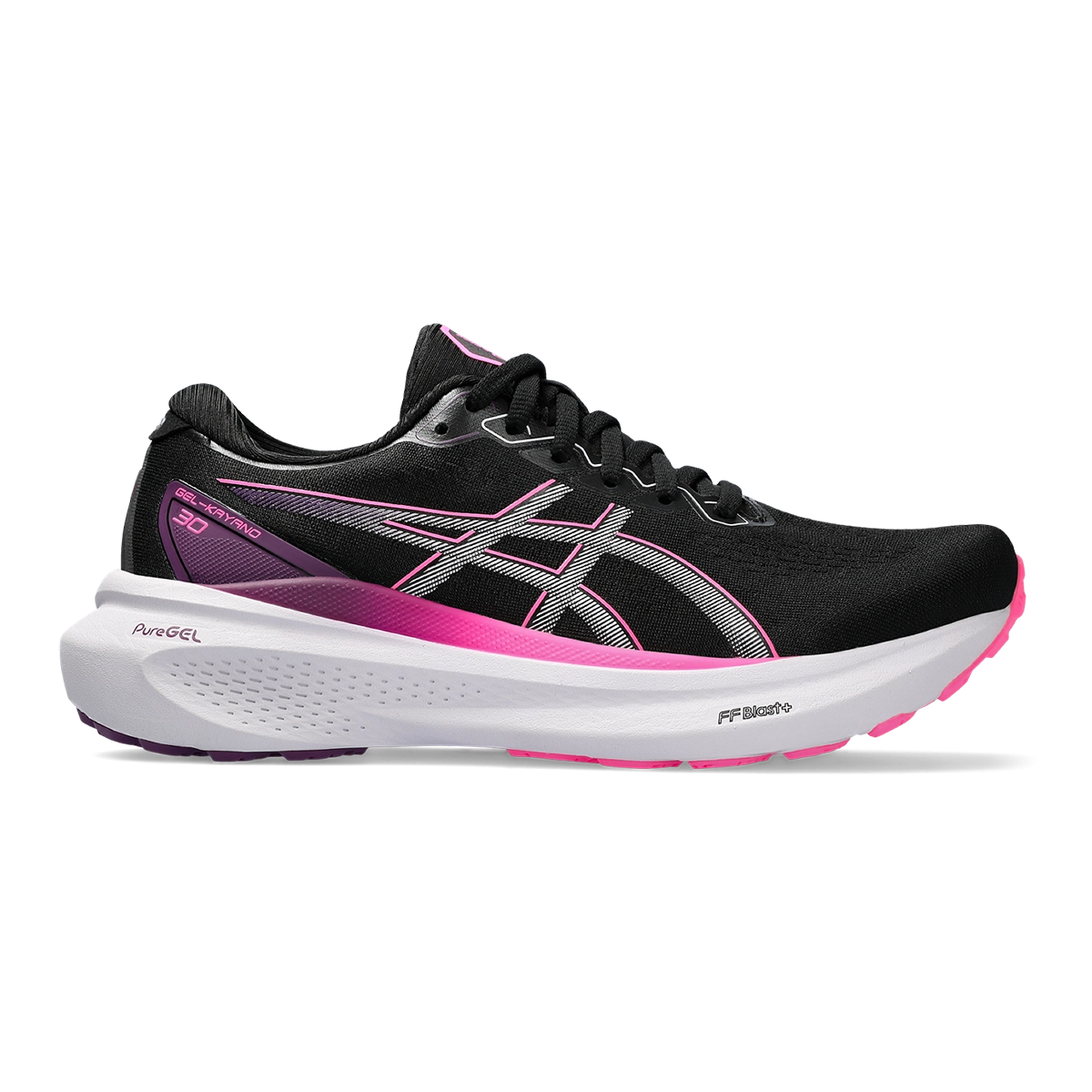 Asics Gel Kayano 30 - Black - Lilac Hint