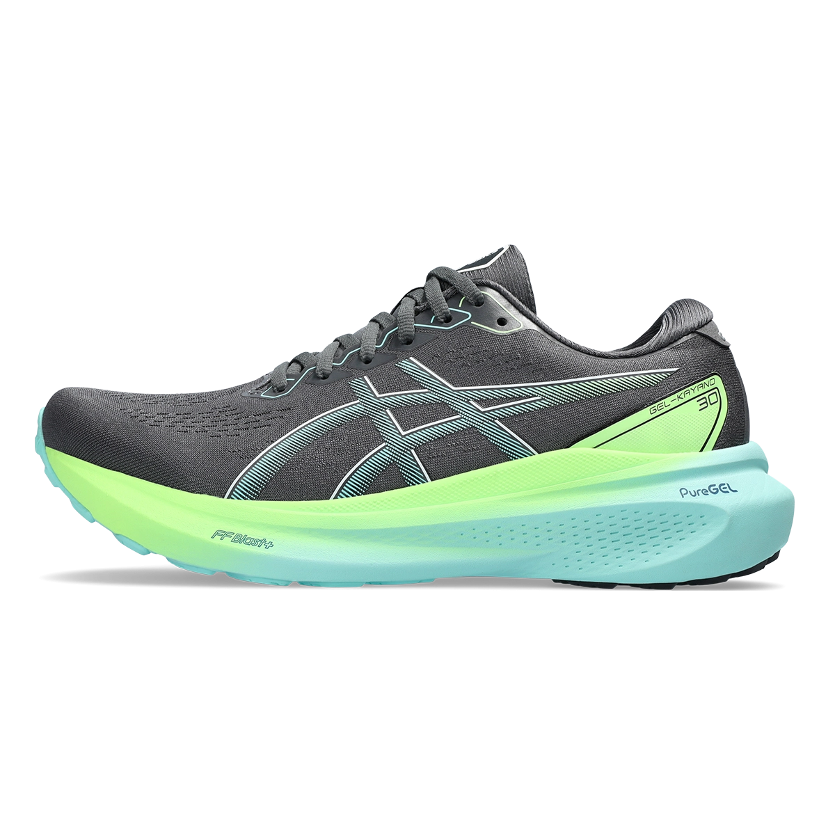 Asics Gel Kayano 30 - Carrier Grey - Illuminate Mint