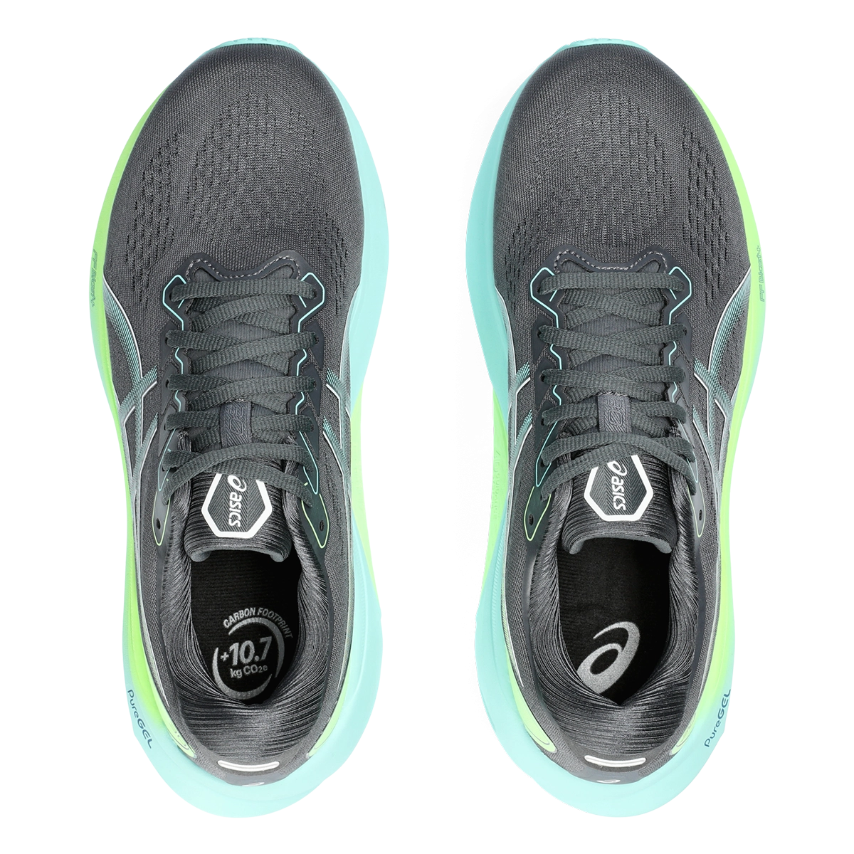 Asics Gel Kayano 30 - Carrier Grey - Illuminate Mint