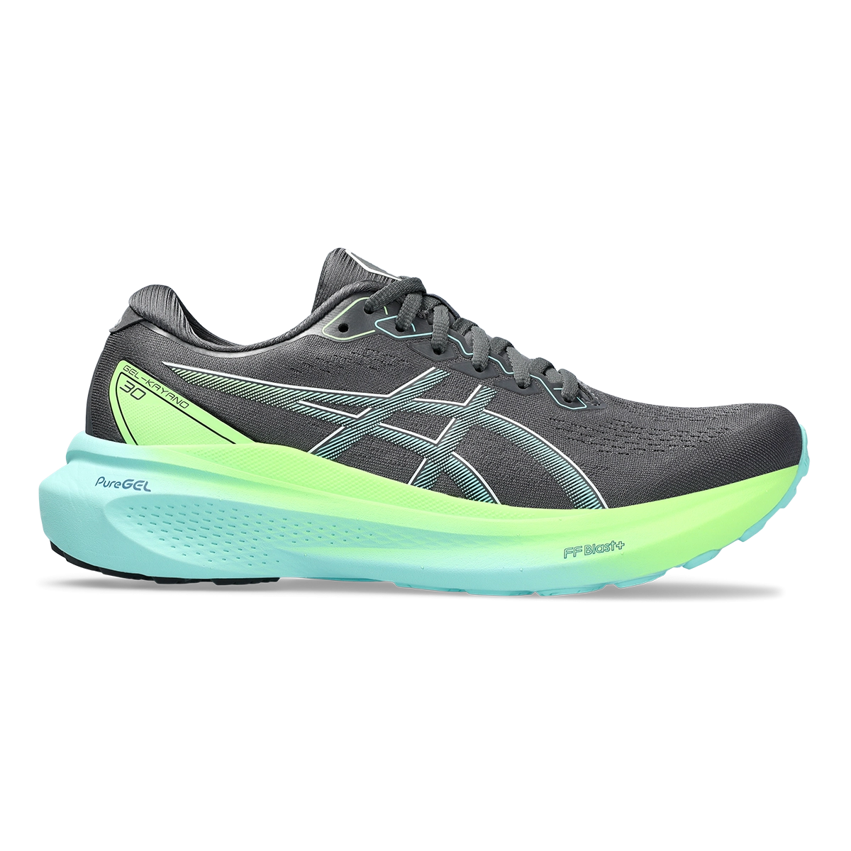 Asics Gel Kayano 30 - Carrier Grey - Illuminate Mint