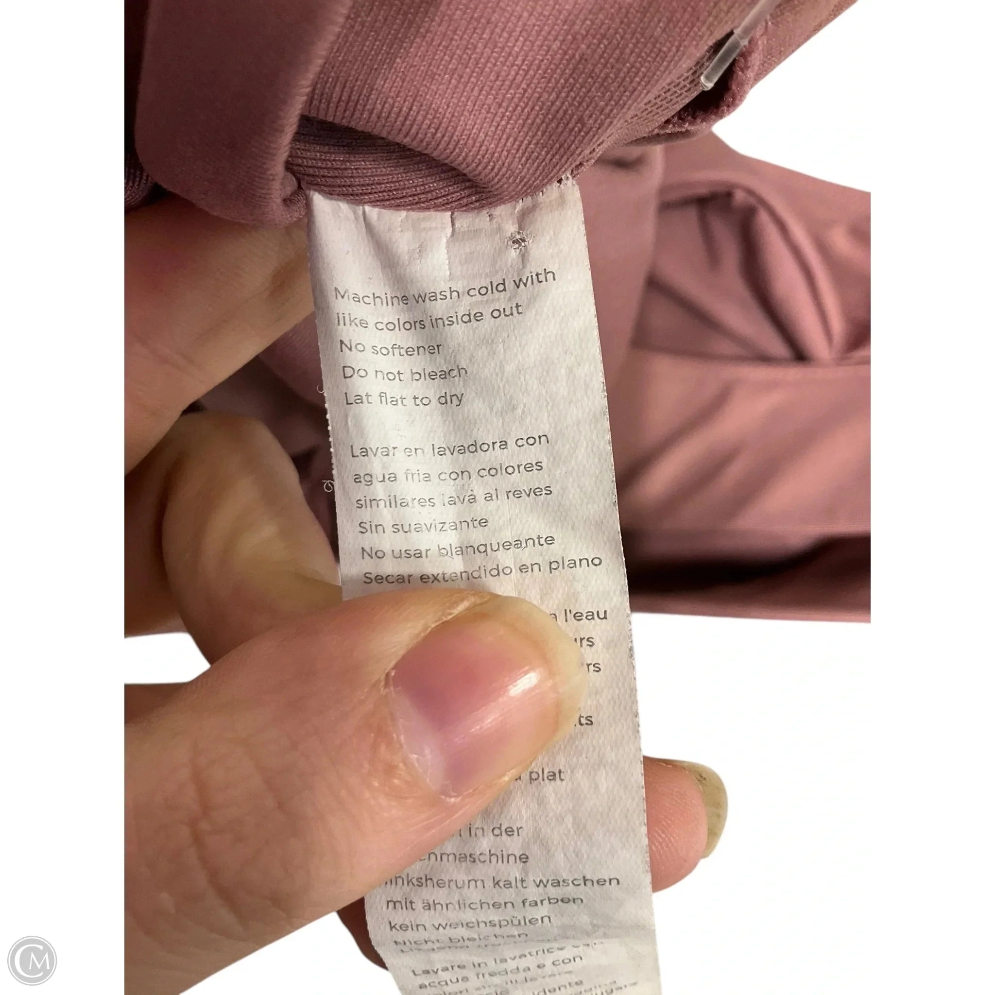 Athletic Bra By Fabletics In Pink, Size: 3x