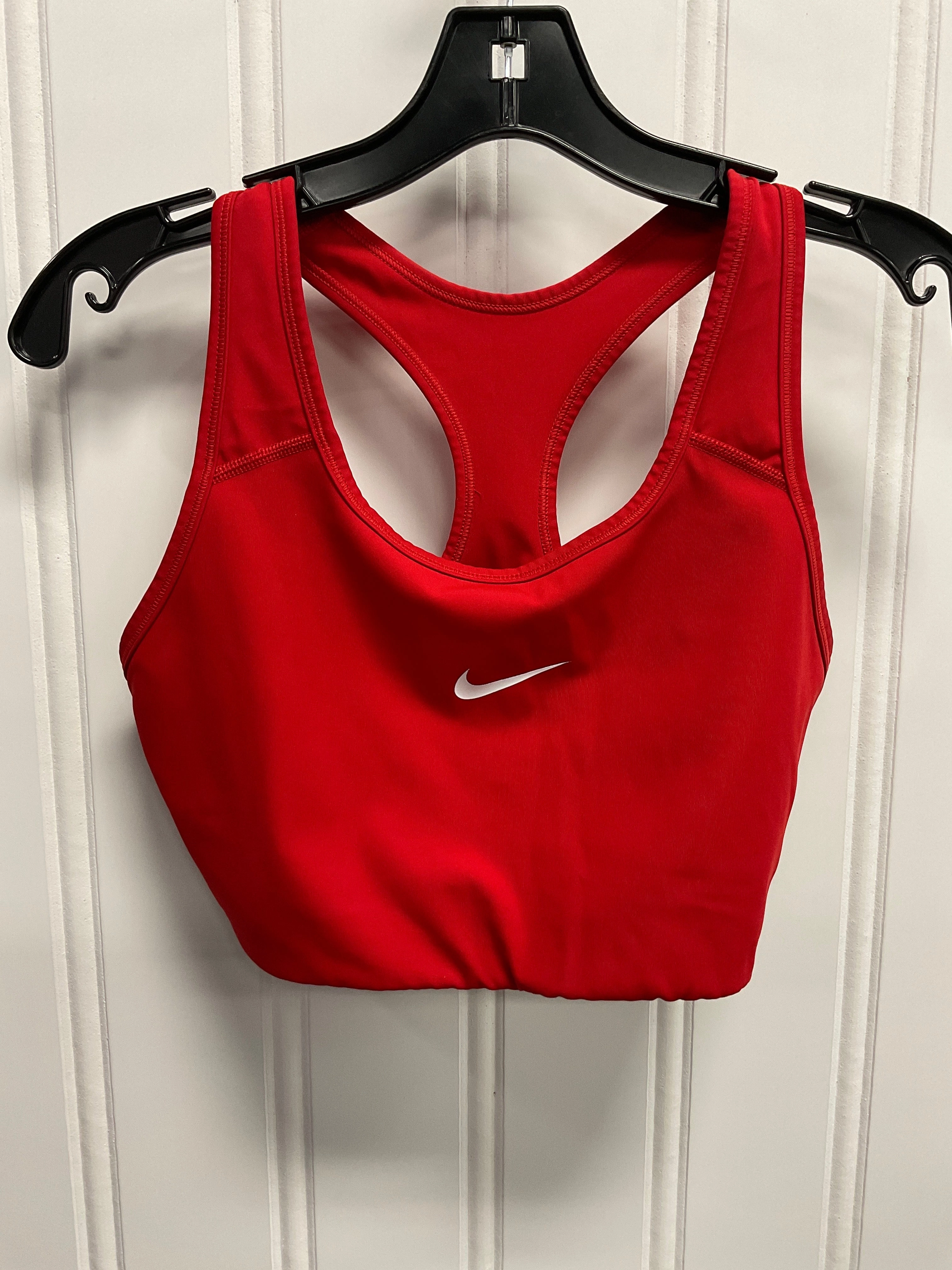 Athletic Bra By Nike Apparel In Red, Size:L