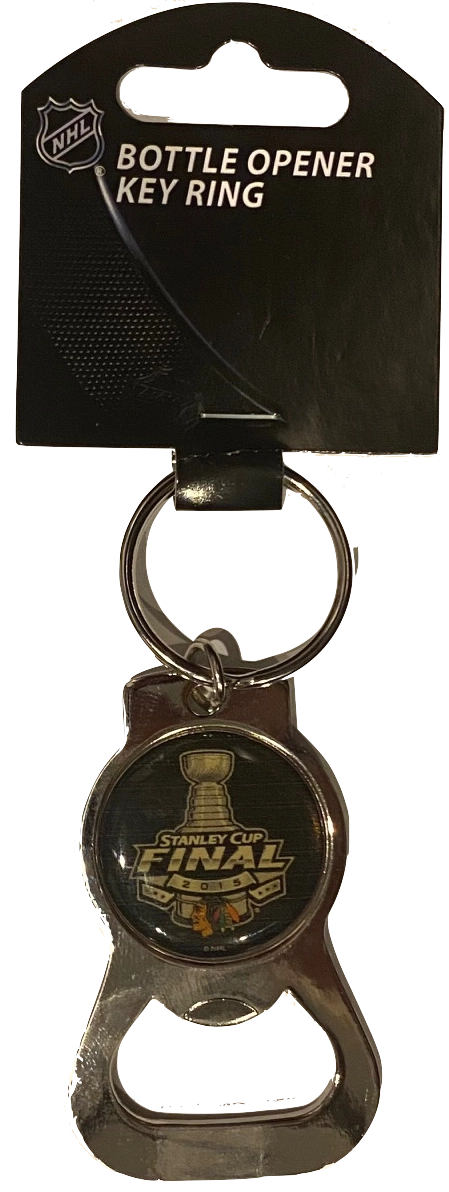 Chicago Blackhawks 2015 Stanley Cup Final Bottle Opener Keychain