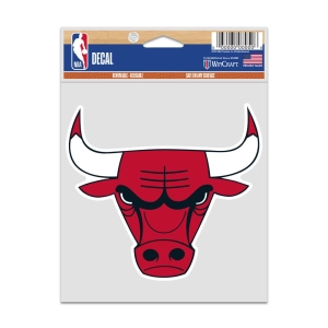 Chicago Bulls 3.75X5 Fan Decal Decal By Wincraft