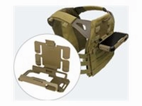 DT Research - Mount for tablet - for tactical vest ACC-CH106A-01