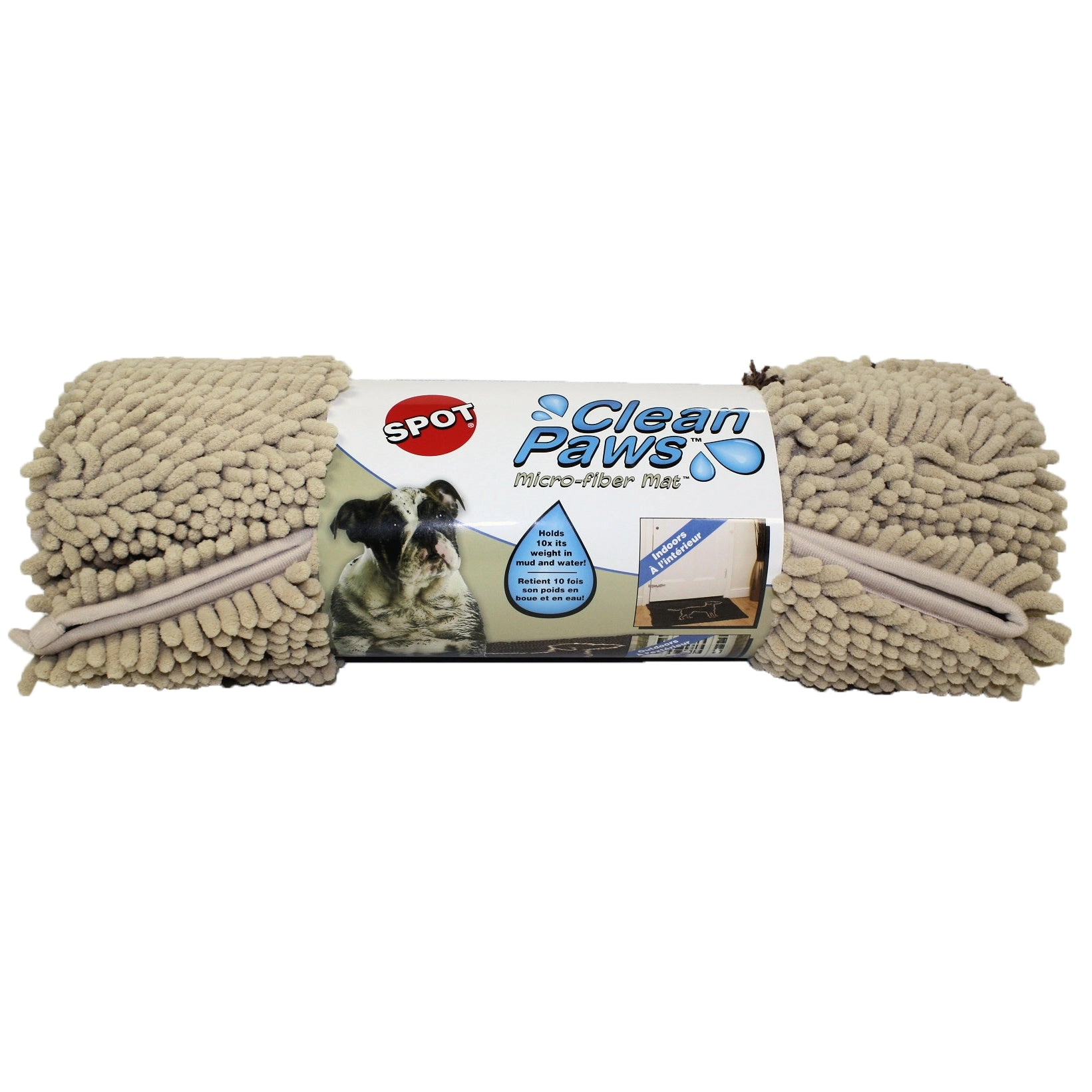 Ethical Products SPOT Clean Paws Mat Tan 35" X 24"