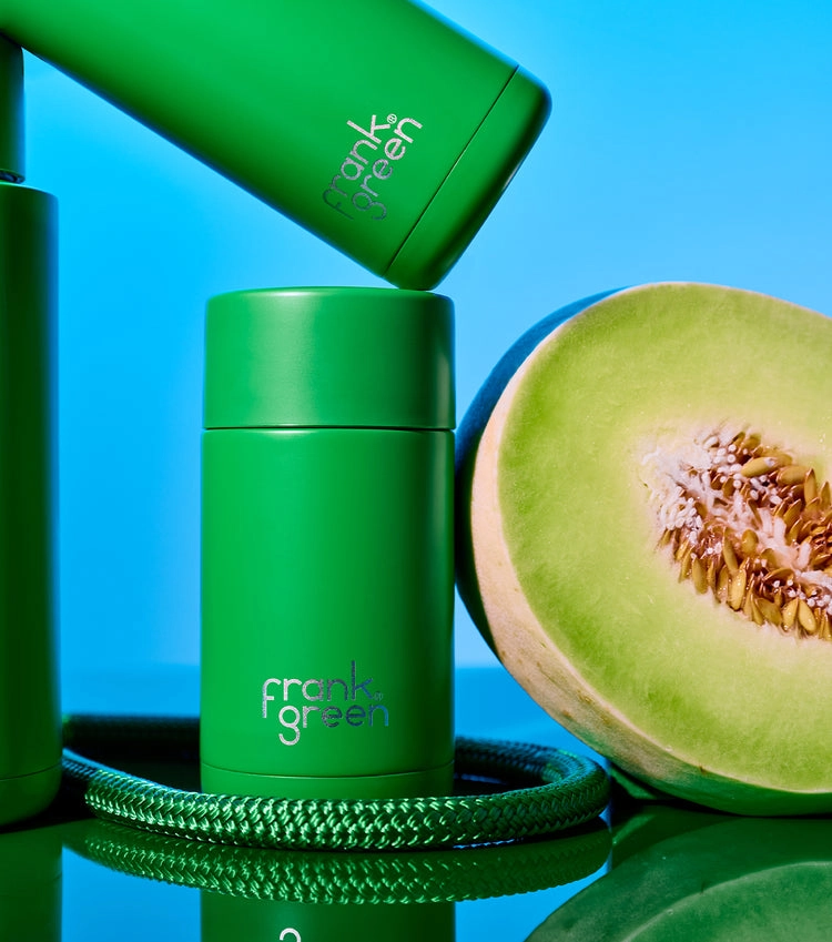 Frank Green 12oz/355ml Reusable Ceramic Cup Evergreen Push Lid
