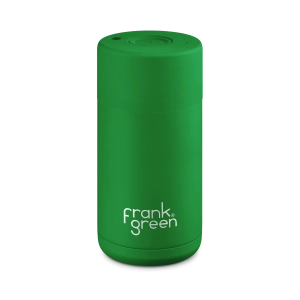 Frank Green 12oz/355ml Reusable Ceramic Cup Evergreen Push Lid
