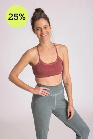 I'mPerfect Stonewash Criss Cross Bra 25%off