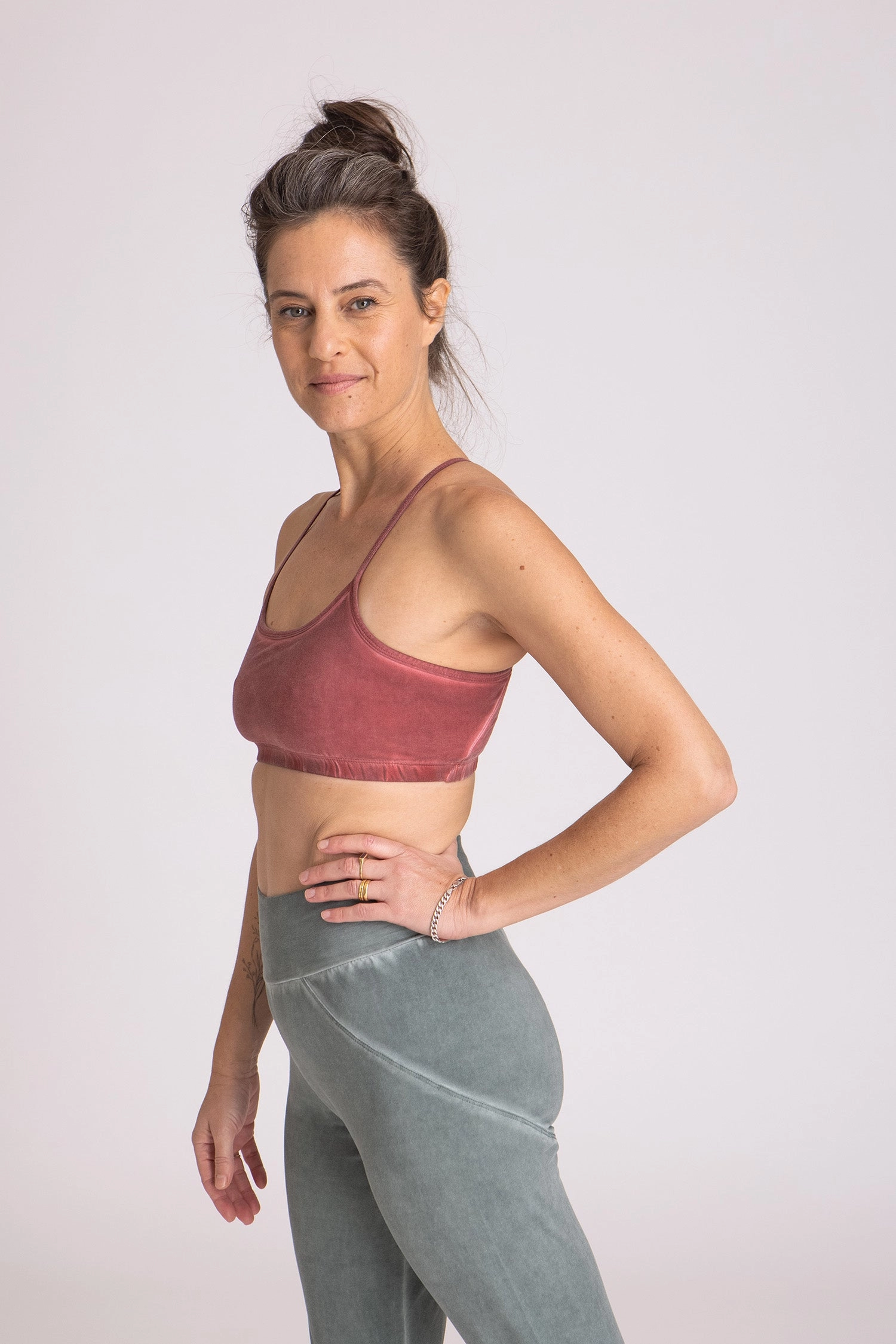 I'mPerfect Stonewash Criss Cross Bra 50%off