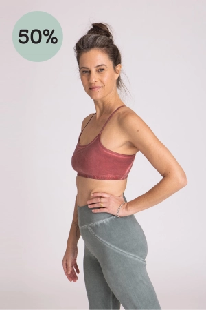 I'mPerfect Stonewash Criss Cross Bra 50%off