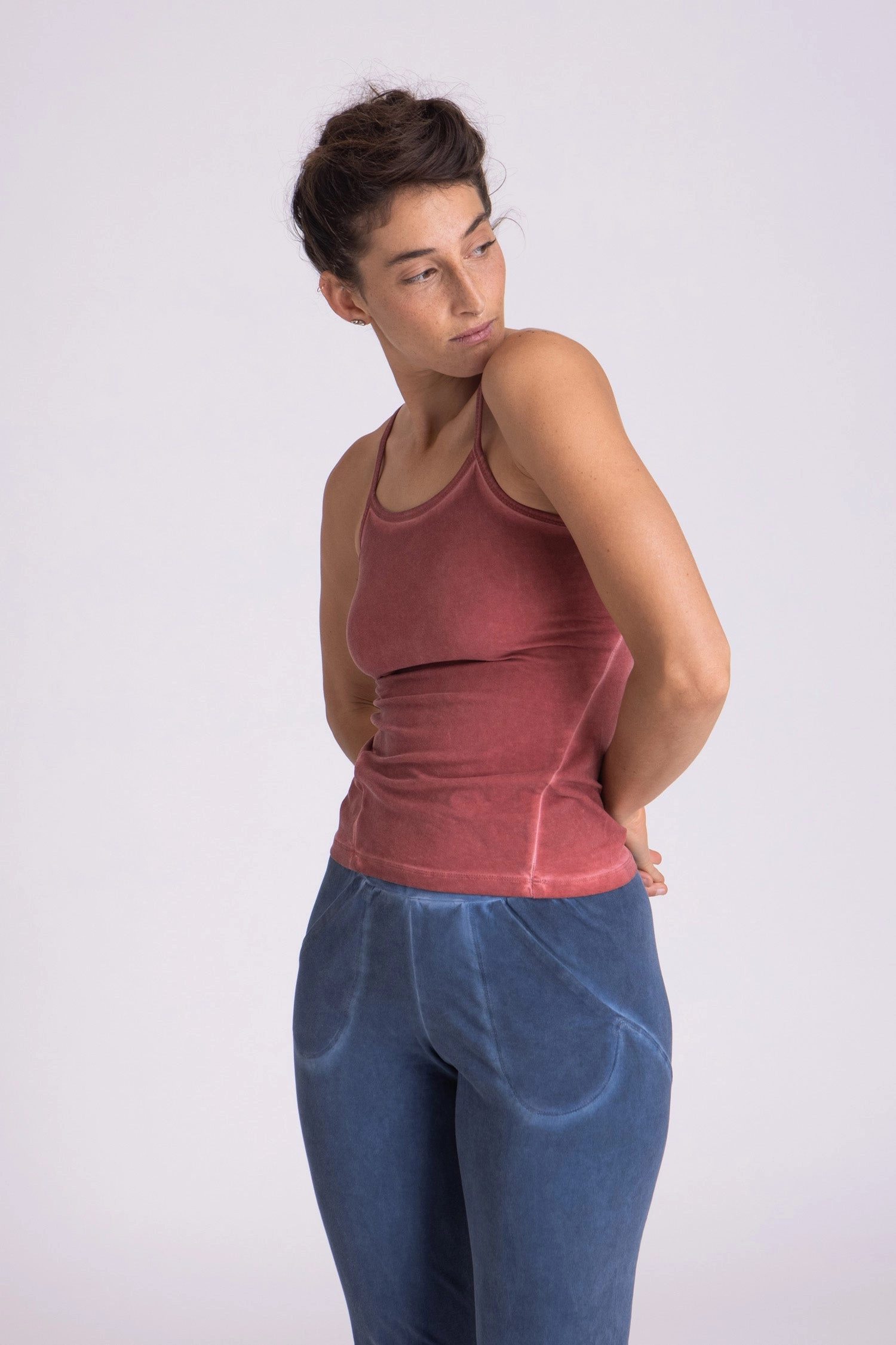 I'mPerfect Stonewash Criss Cross Tank Top  25%off