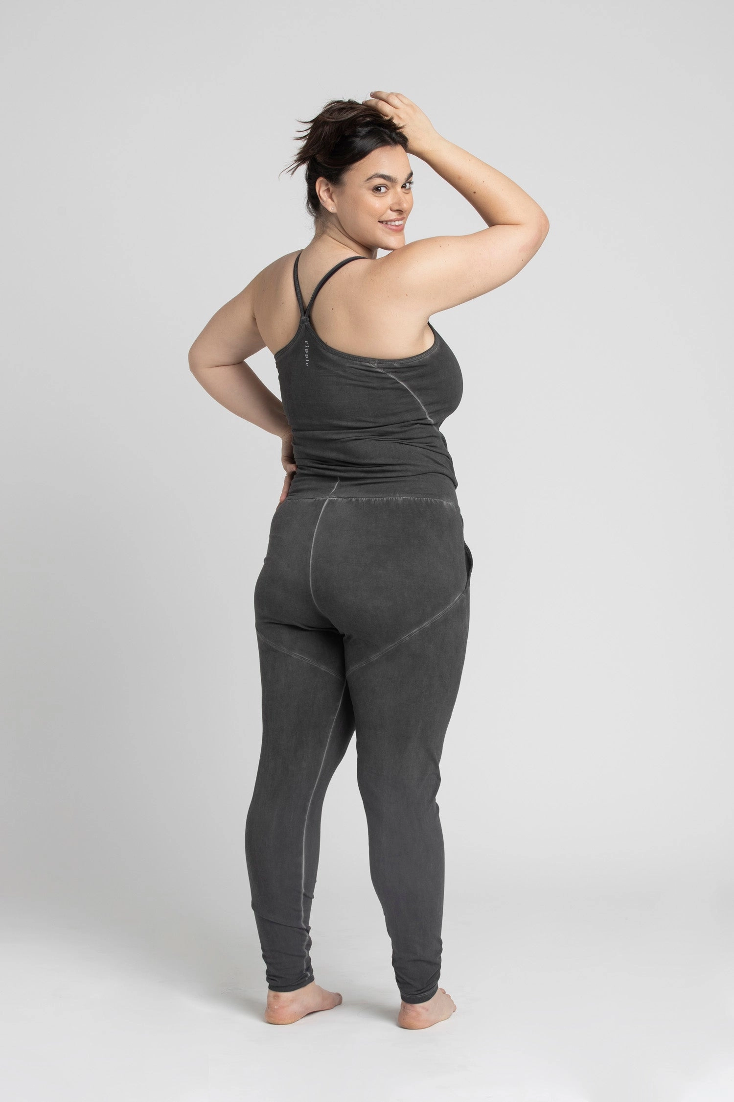 I'mPerfect Stonewash Long Jumpsuit 50%off