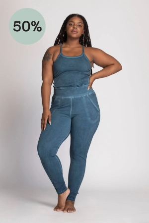 I'mPerfect Stonewash Long Jumpsuit 50%off