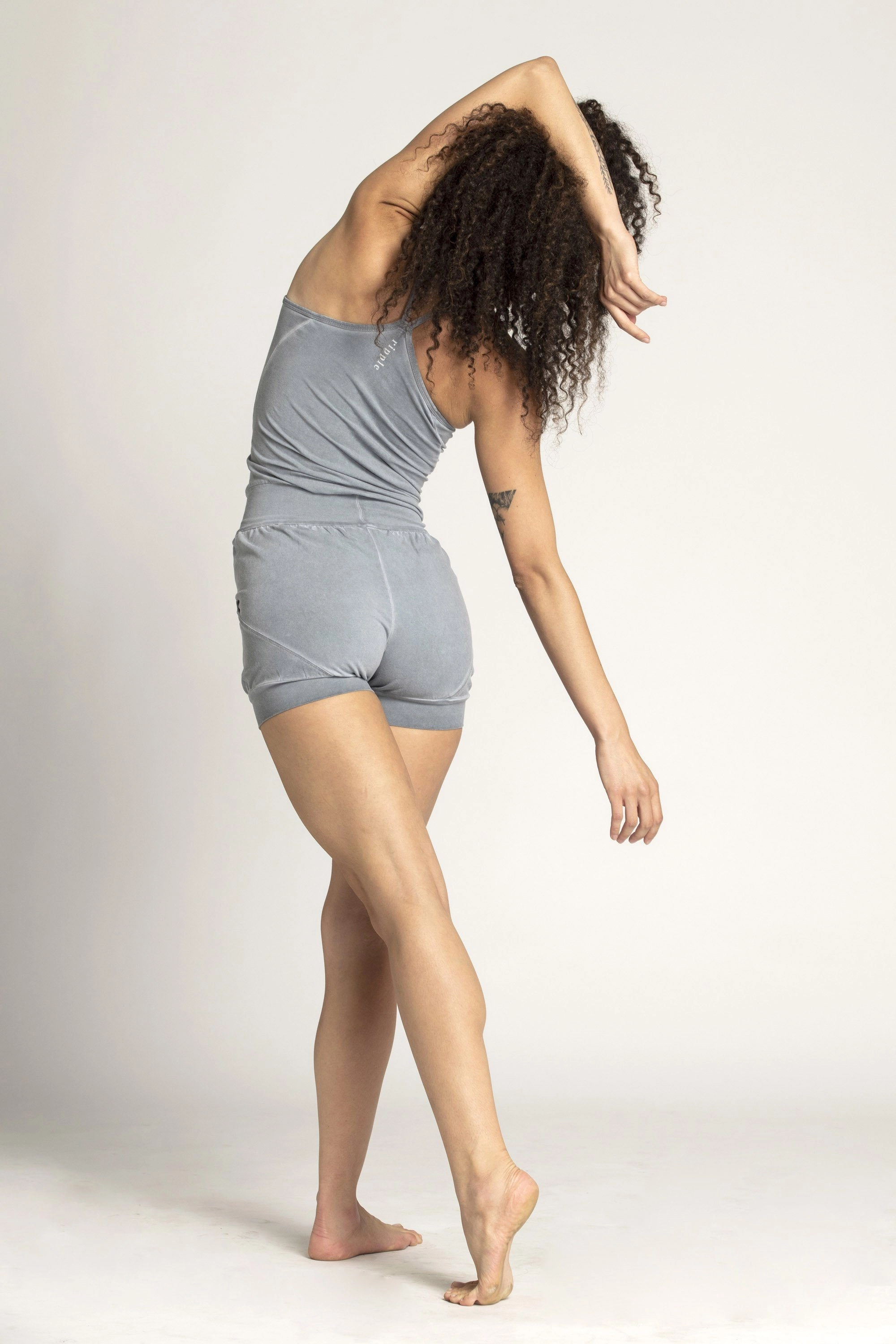 I'mPerfect Stonewash Short Yoga Jumpsuit 35%off