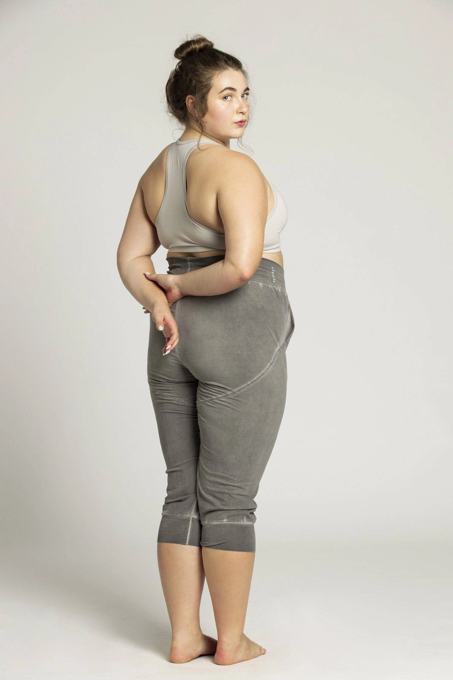 I'mPerfect Stonewash Slouchy Capri Pants 25%off