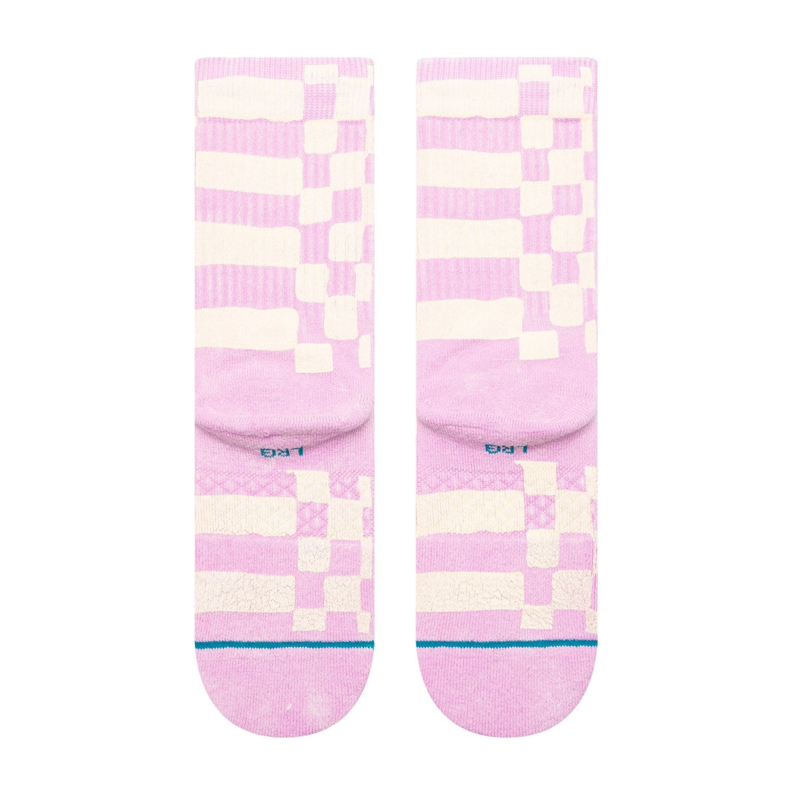 Kids' Crew Socks - Checkidy Check - Lilacice