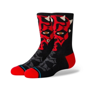 Kids' Crew Socks - Maul Crew Kids - Black