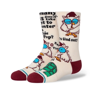 Kids' Crew Socks - Mr Owl - Canvas