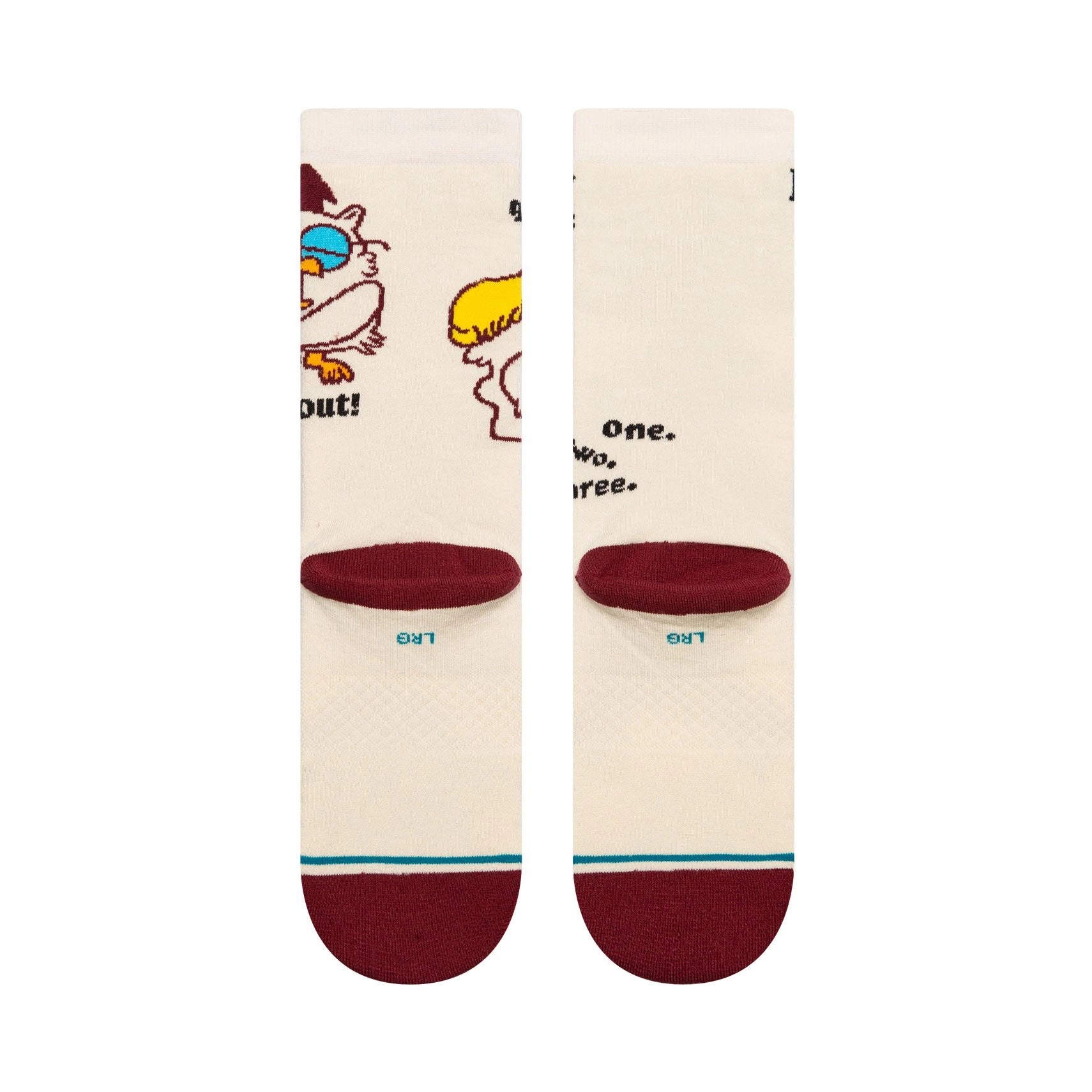 Kids' Crew Socks - Mr Owl - Canvas