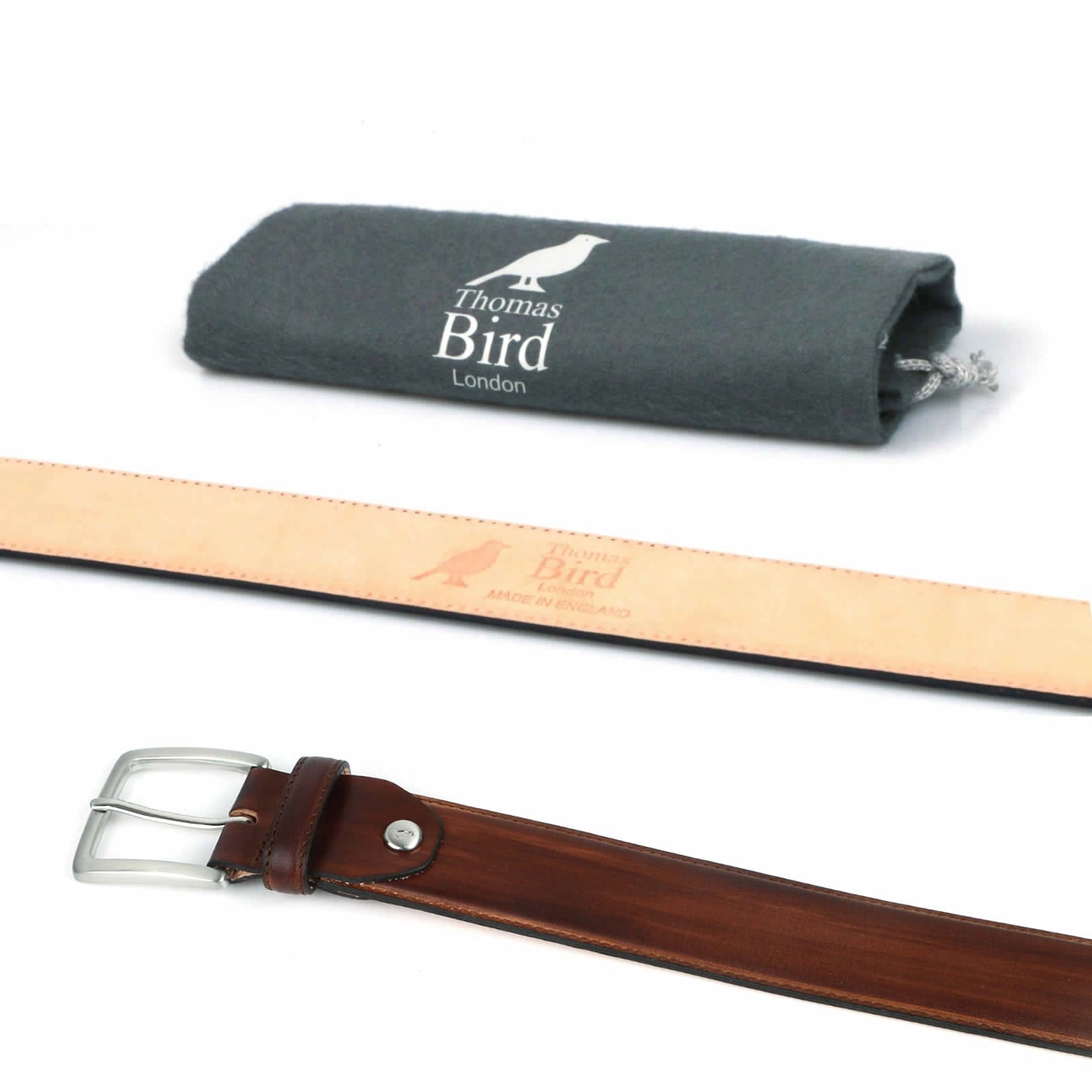 Leather Belt Custom Patina Brown