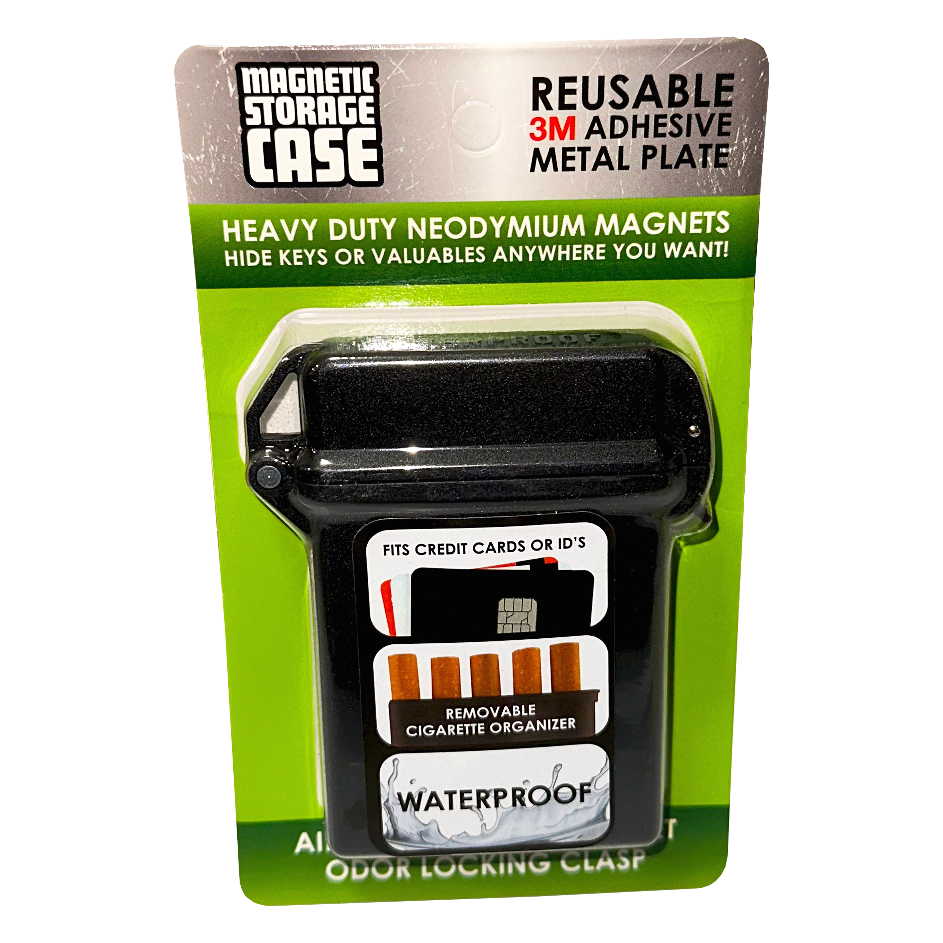 Magnetic Card Hide-A-Key Storage Case- 6 Pieces Per Retail Ready Display 41497