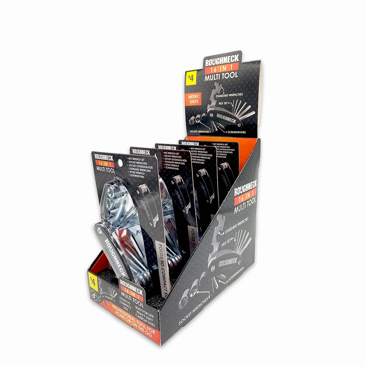 Multi-Tool 16-in-1 Travel - 4 Pieces Per Retail Ready Display 41719