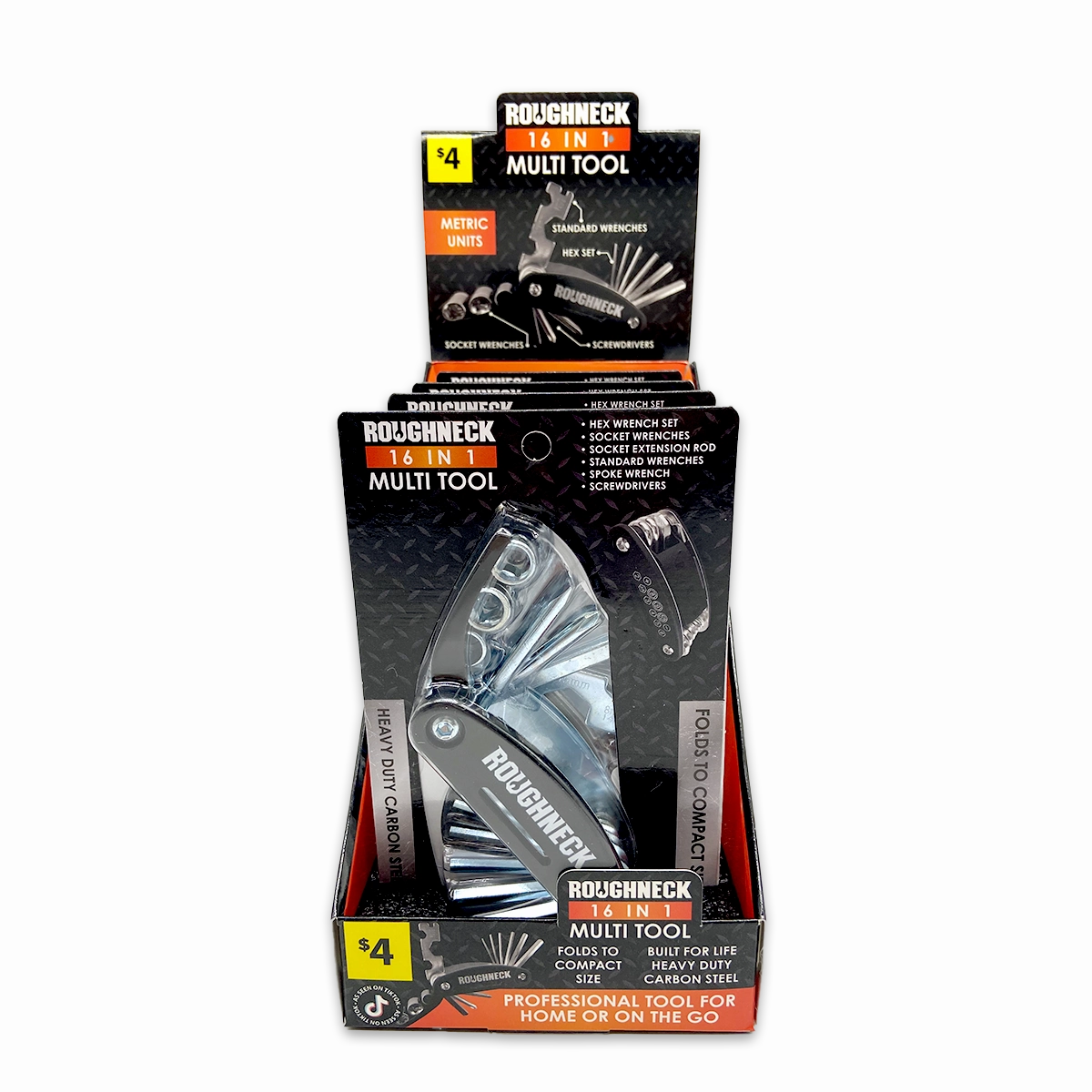 Multi-Tool 16-in-1 Travel - 4 Pieces Per Retail Ready Display 41719
