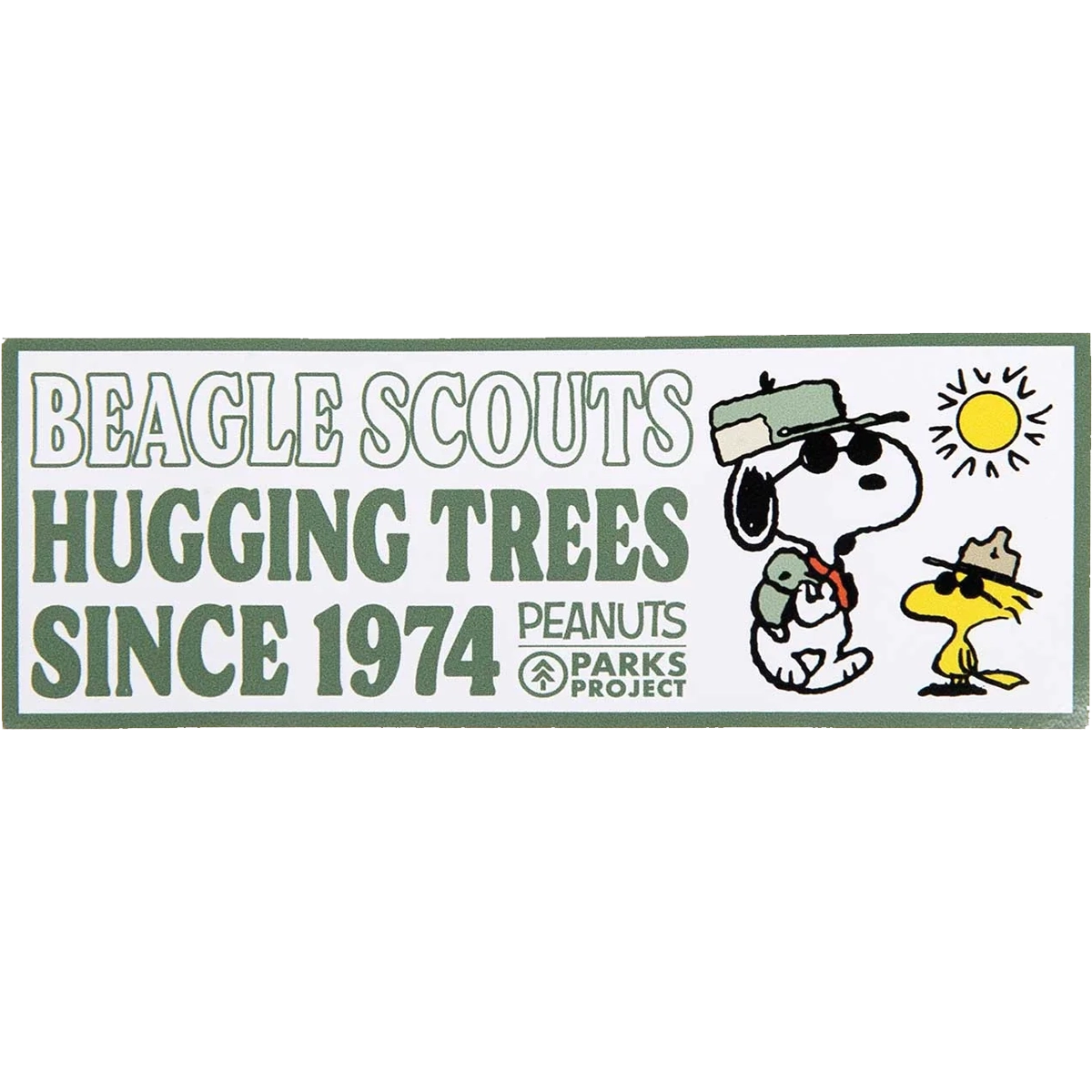 Peanuts x Parks Project Recycled Water Bottle and Sticker Pack