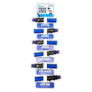 Pivot Head Torch Stick with Hang Strip Merchandising - 6 Pieces Per Retail Ready Display 23280MS