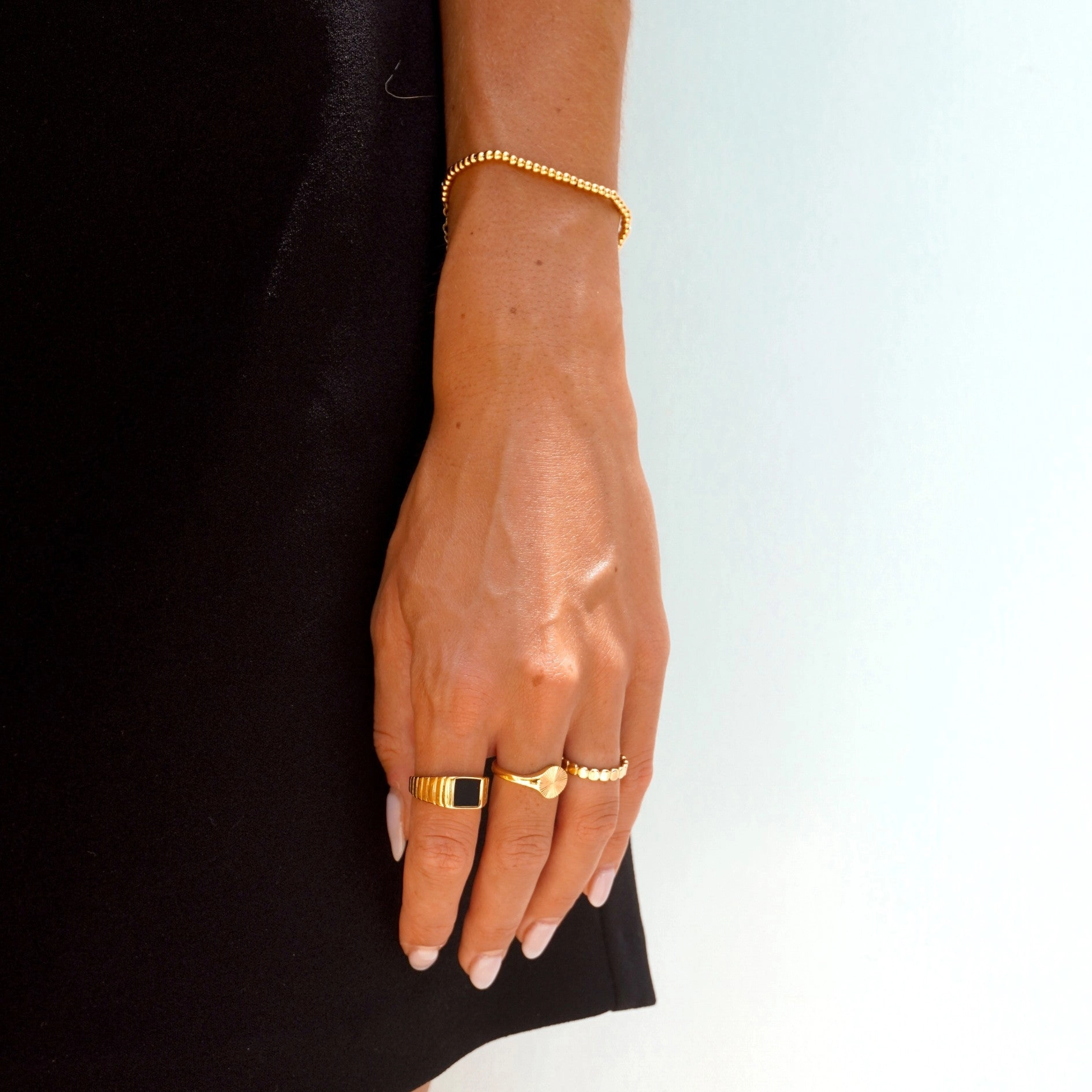 "Kaya" Onyx Ring