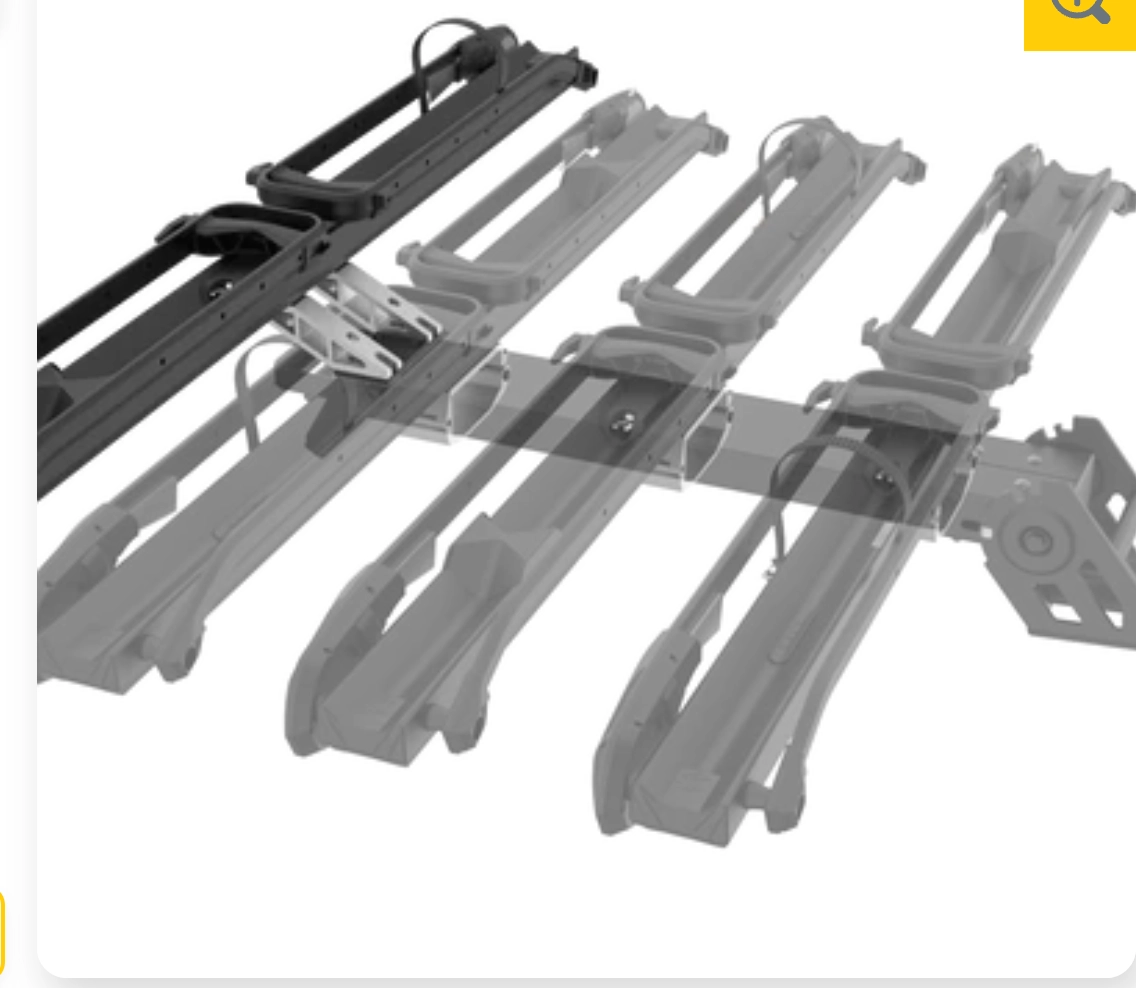 Saris MHS 3 Bike Package Modular Hitch System