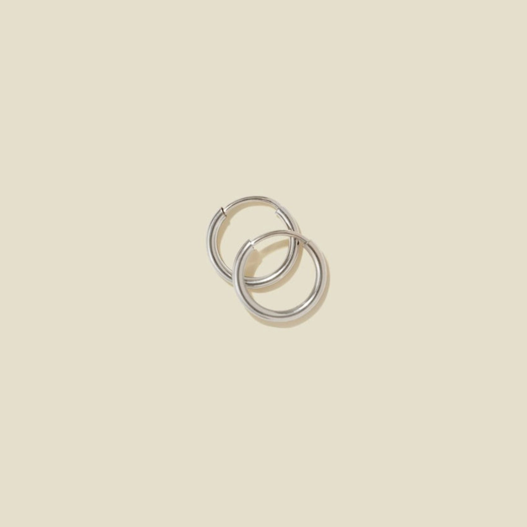 Silver Hoop Earrings