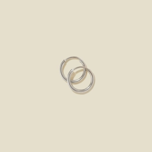 Silver Hoop Earrings
