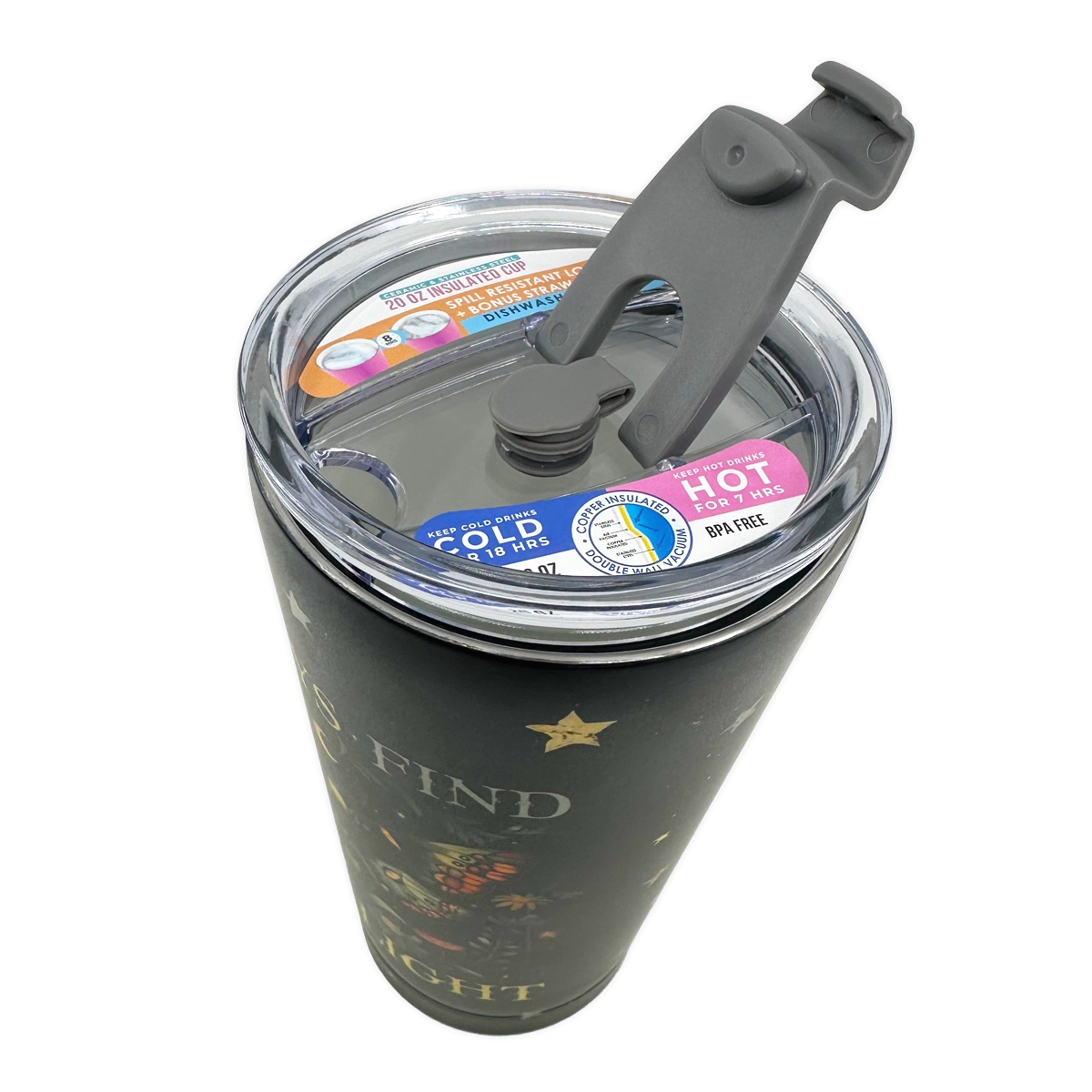 SipTrendz Ceramic 20oz Insulated Cups - 6 Pieces Per Retail Ready Display 25809