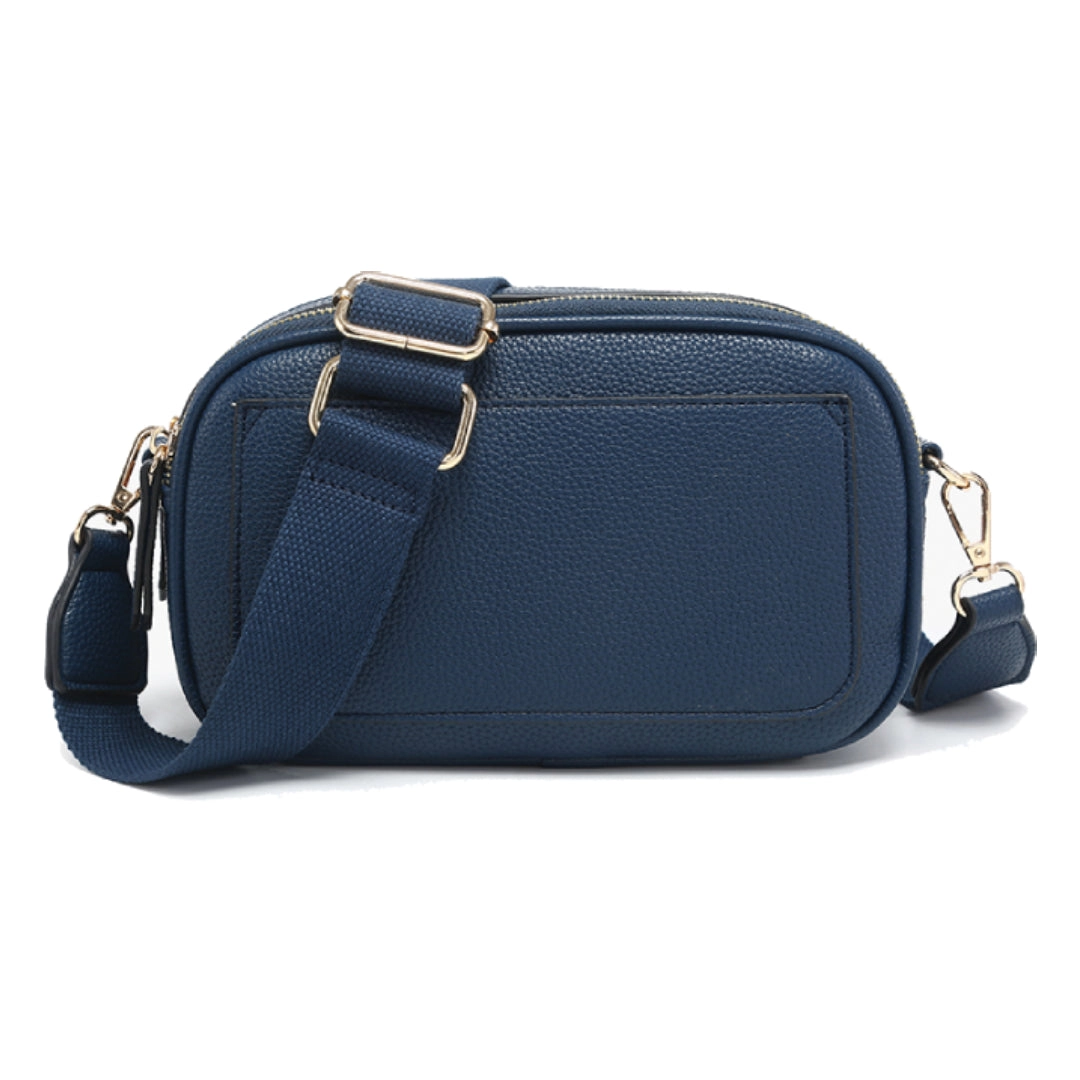 Sky Dual Zip Crossbody Bag - Choose Your Color