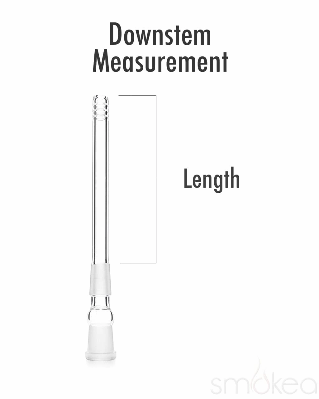 SMOKEA 14mm/14mm Glass on Glass Downstem Diffuser