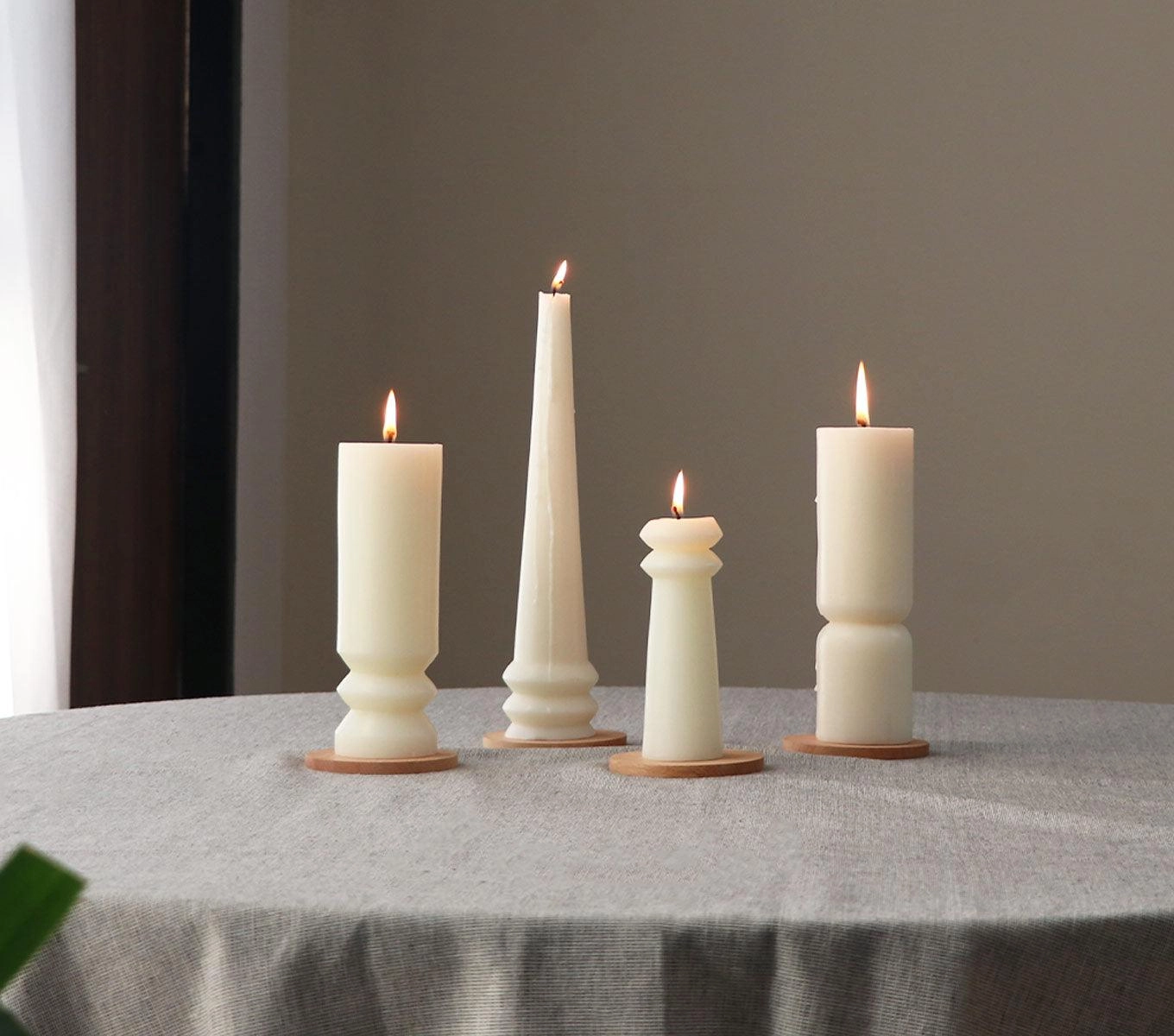 STUPA COLLECTION - CANDLE SET OF 4