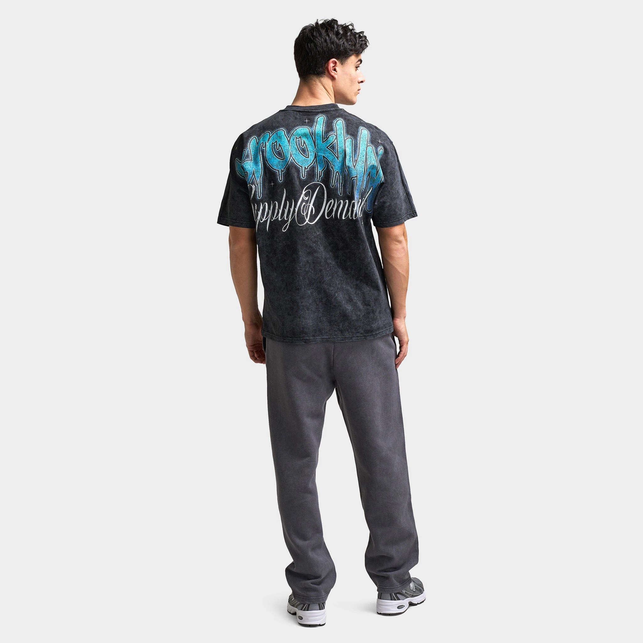 Supply & Demand Irvine Graphic T-Shirt / Washed Black