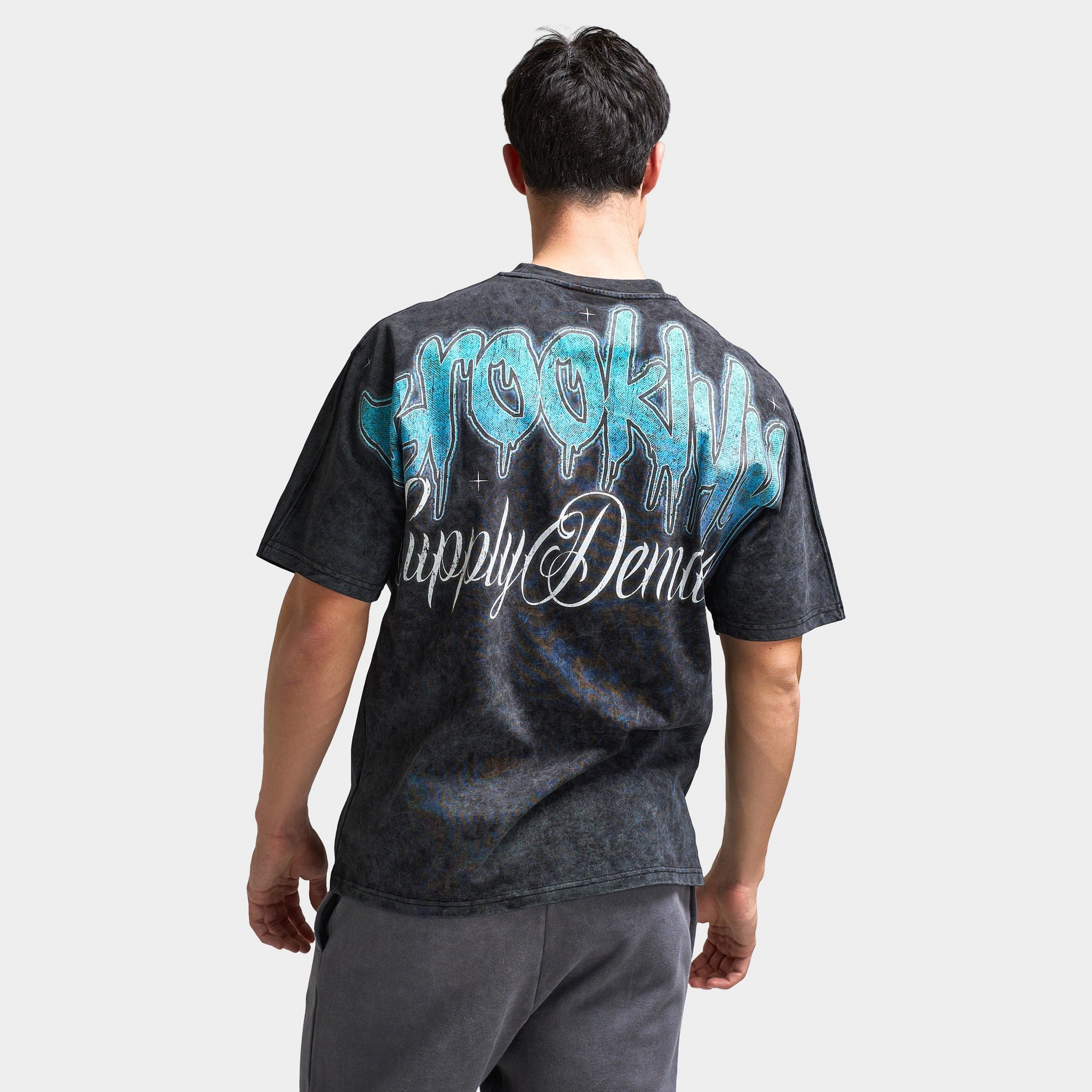 Supply & Demand Irvine Graphic T-Shirt / Washed Black