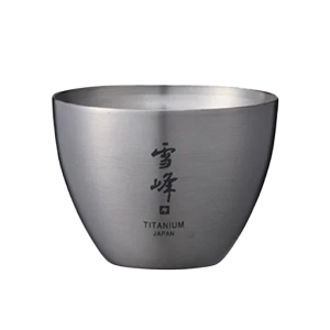 Titanium Sake Double Wall Cup